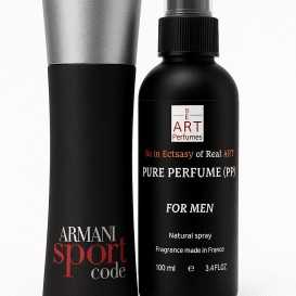 ARMANI CODE SPORT Kvepalai vyrams 100ml (Parfum) Pure Perfume Koncentruoti kvepalai