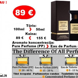 TOM FORD OMBRE LEATHER Koncentruoti Kvepalai moterims ir vyrams 100ml (PP) Pure Perfume