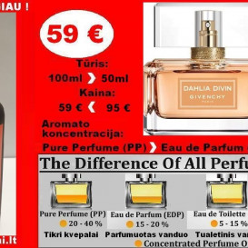 GIVENCHY DAHLIA DIVIN 100ml (PP) Pure Perfume Koncentruoti Kvepalai Moterims