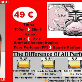 GUCCI BAMBOO Koncentruoti Kvepalai Moterims 100ml (PP) Pure Perfume