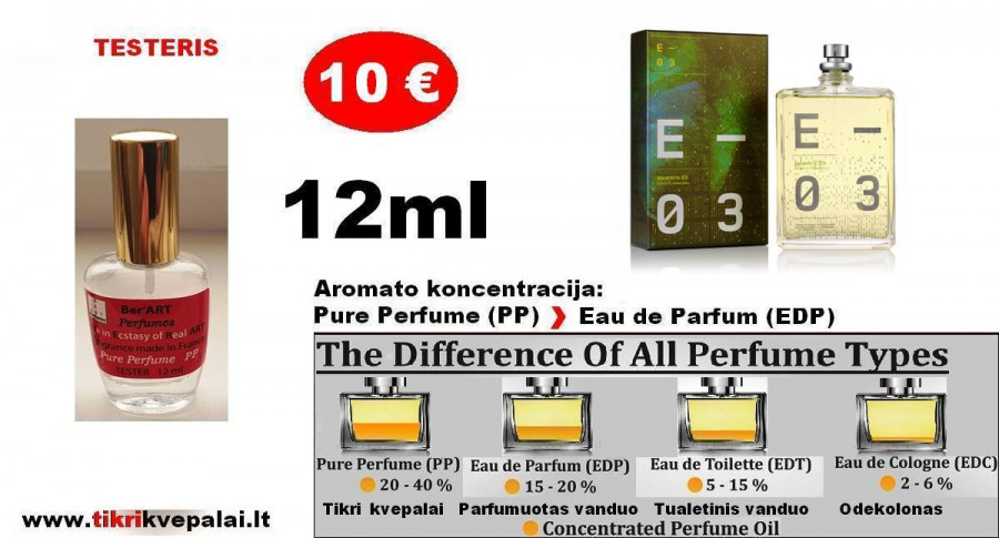 ESCENTRIC MOLECULE „ESCENTRIC 03“ 12ml (PP) Pure Perfume Unisex