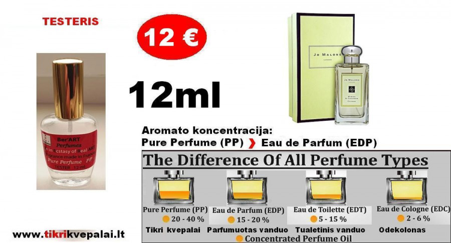 JO MALONE MIMOSA & CARDAMOM 12ml (PP) Pure Perfume Nišiniai kvepalai moterims ir vyrams