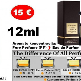 TOM FORD „OMBRE LEATHER“ 12ml (PP) Pure Perfume Kvepalai moterims ir vyrams.