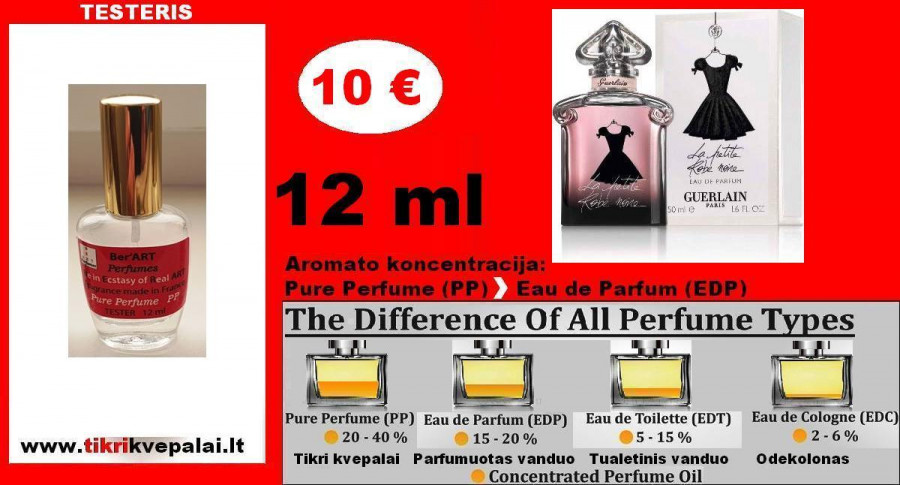 "GUERLAIN" LA PETITE ROBE NOIR Kvepalai Moterims 12ml (Parfum) Pure Perfume