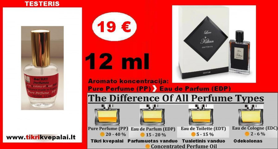 "KILIAN" LOVE, DON‘T BE SHY Nišiniai Kvepalai Moterims 12ml (Parfum) Pure Perfume