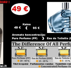 DIESEL ONLY THE BRAVE 100ml (PP) Pure Perfume Koncentruoti Kvepalai Vyrams