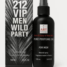 CAROLINA HERRERA 212 VIP Wild Party 100ml (PP) Pure Perfume Koncentruoti Kvepalai Vyrams