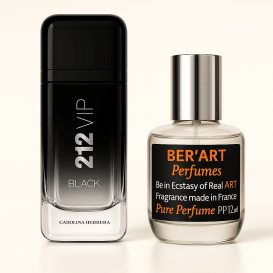 CAROLINA HERRERA 212 VIP BLACK Kvepalai Vyrams 12ml (PP) Pure Parfum koncentruoti kvepalai