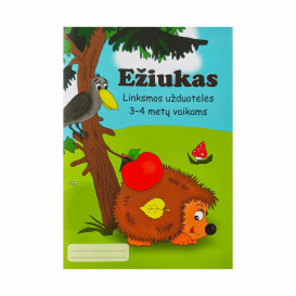 A. Kvičiuvienė, O. Vasiliauskienė. EŽIUKAS. Užduotėlės 3–4 metų vaikams