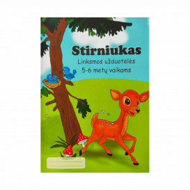 A. Kvičiuvienė, O. Vasiliauskienė. STIRNIUKAS. Linksmos užduotėlės 5-6 metų vaikams