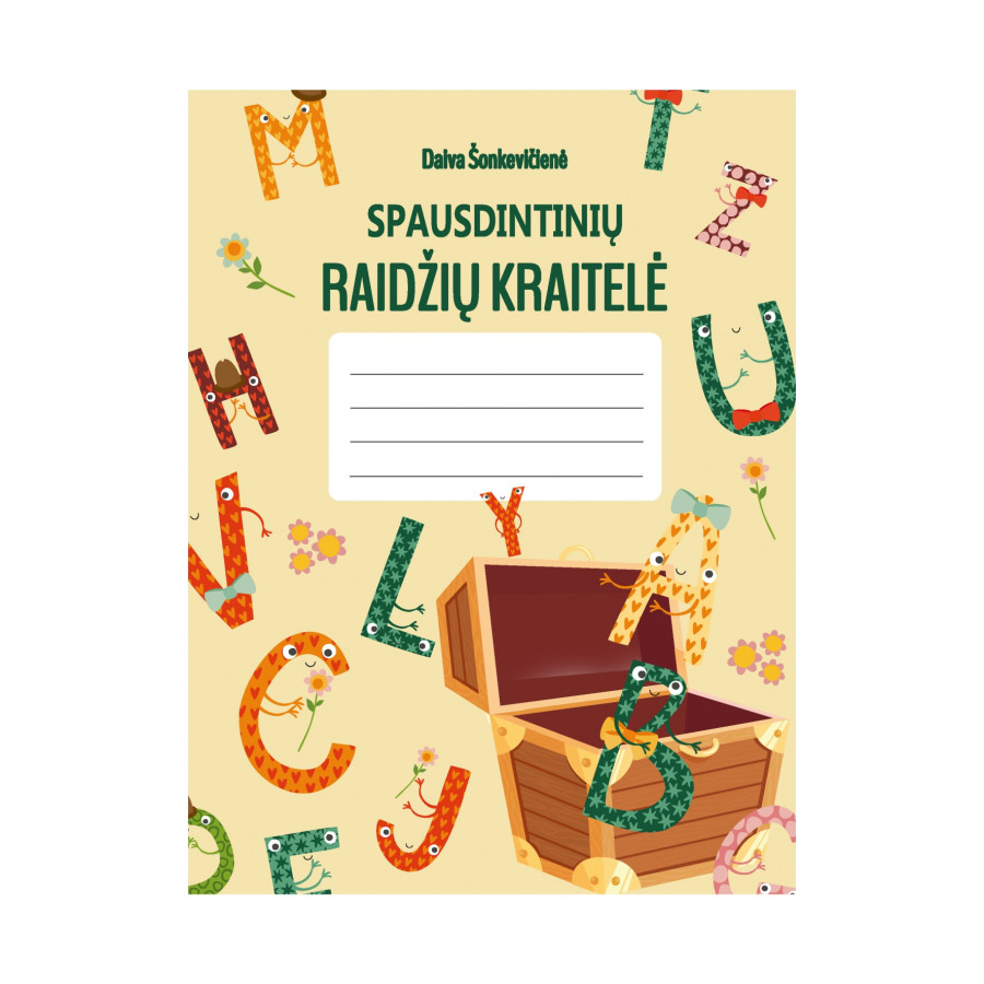 D. Šonkevičienė. Spausdintinių raidžių kraitelė