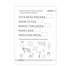 J. Ponomariovienė, S. Žalytė-Linkuvienė. Mano sėkmės žingsneliai. Užduotys priešmokyklinukui: lietuvių kalba. II dalis