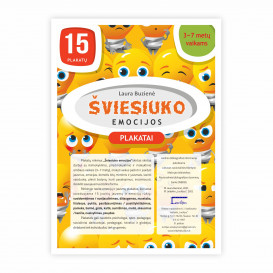 L. Buzienė. Šviesiuko emocijos. Plakatai (A4 formatas)