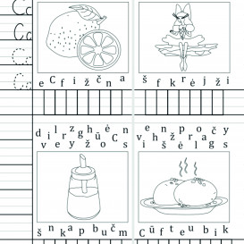 Daiva Šonkevičienė. Atpažink – surask – parašyk – perskaityk – nuspalvink (nekondiciniai)