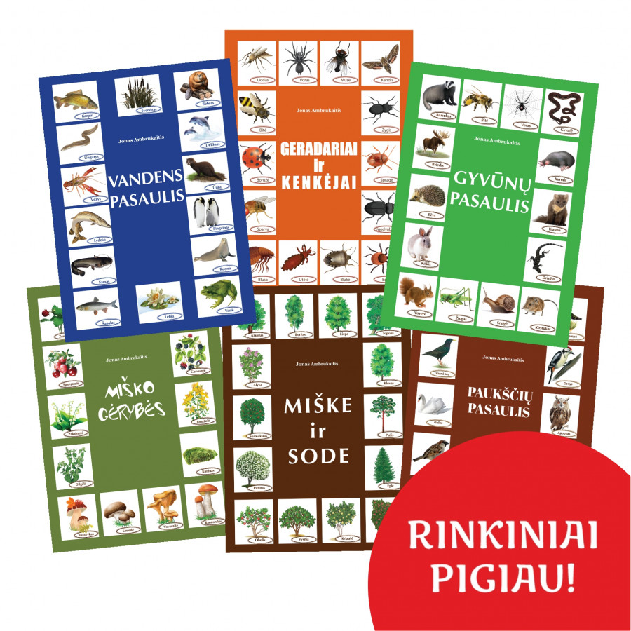 J. Ambrukaitis. 6 knygelių rinkinys