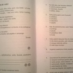 Reda Jaseliūnienė. ​Teksto suvokimo užduotys 3 klasei (su atsakymais)