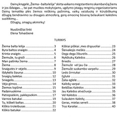 Elena Tolvaišienė. Žiema – balta lelija