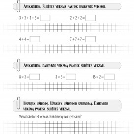 Reda Jaseliūnienė. MATEMATIKA. Savarankiški darbai 2 klasei