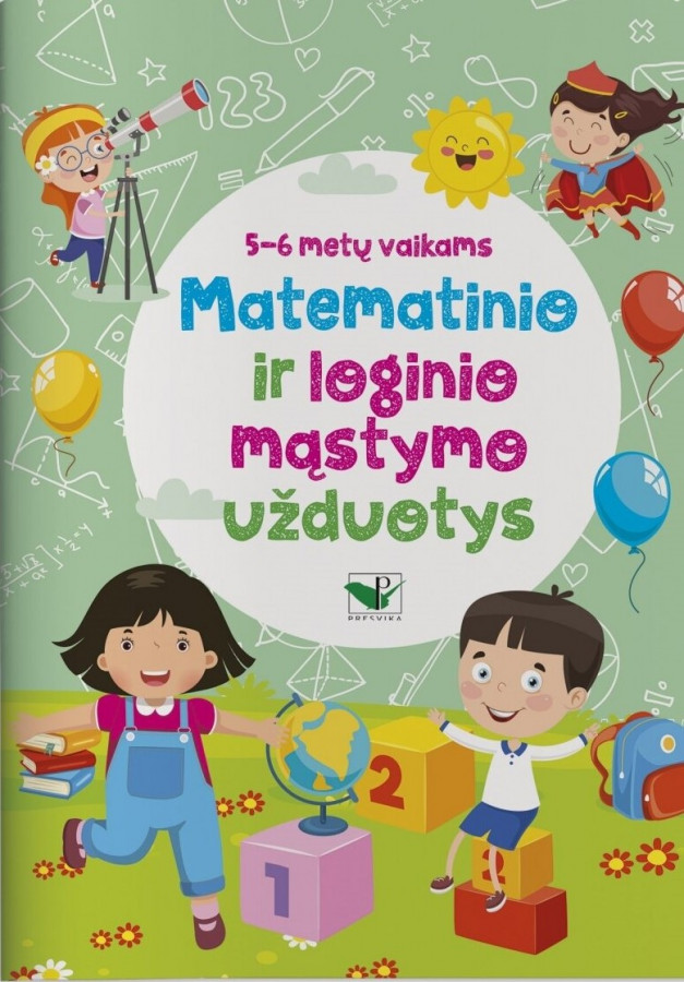 Matematinio ir loginio mąstymo užduotys 5-6 metų vaikams