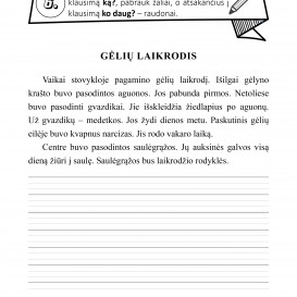 TEKSTĄ DAILIAI NURAŠYK! 2 klasė. 2 dalis (20+)