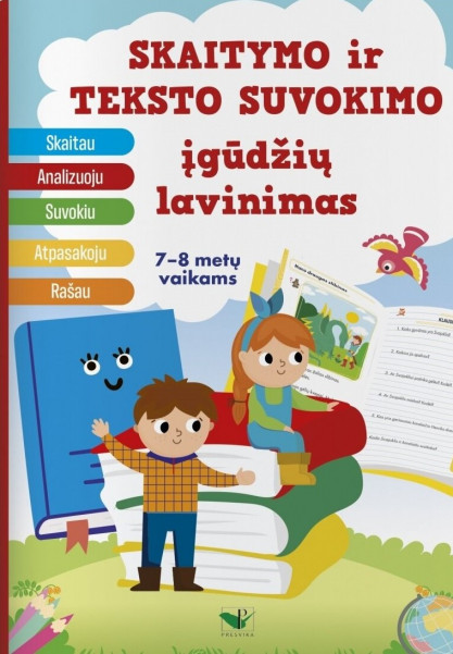 Skaitymo ir teksto suvokimo įgūdžių lavinimas 7-8 metų vaikams