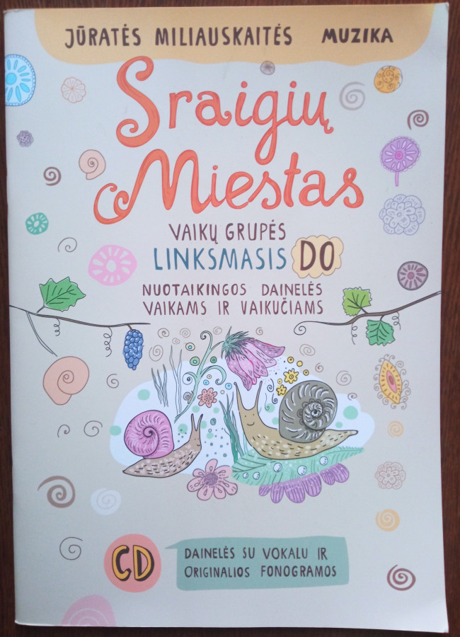 Su defektu. Jūratė Miliauskaitė. Sraigių miestas + CD (dainelių pliusai, originalios fonogramos)