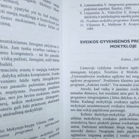 Su defektu. Pradinė mokykla nuolatinės kaitos sąlygomis