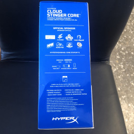 Žaidimų ausinės Kingston HyperX Cloud Stinger Core PS4 Black