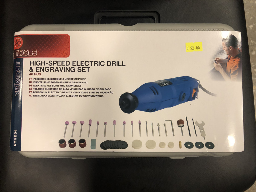 High-speed electric drill and engraving set