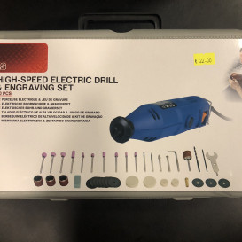High-speed electric drill and engraving set