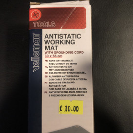 Antistatic working mat