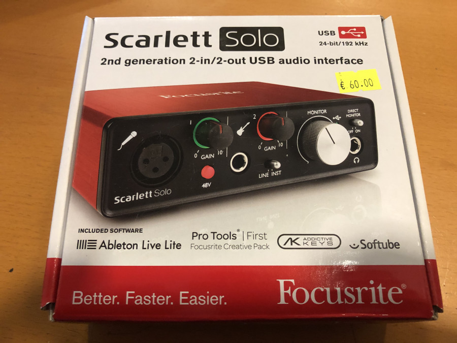 Focusrite Scarlett Solo 2nd Gen