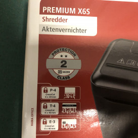 Hama Premium X6s Shredder Popieriaus Smulkintuvas
