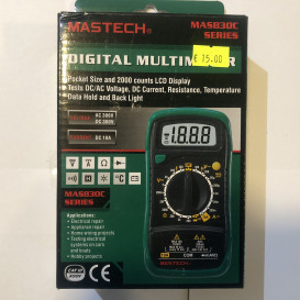 „Mastech“ skaitmeninis multimetras mas830c