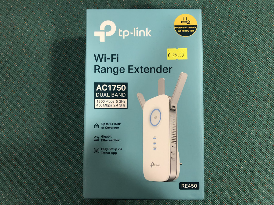 TP-LINK AC1750 Kartotuvas, RE450, 1750 Mbps