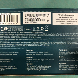 TP-LINK AC1750 Kartotuvas, RE450, 1750 Mbps