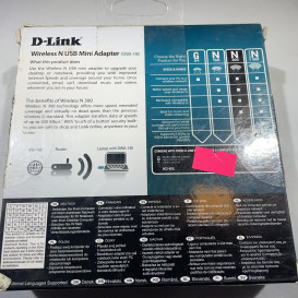 D-link belaidis N mini USB modemas DWA-140