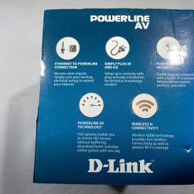 D-link powerline AV500 belaidis N mini ekstenderis DHP-W310AV