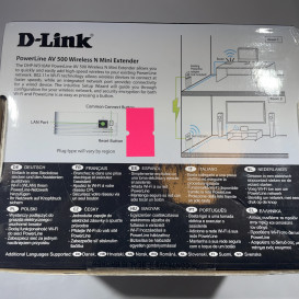 D-link powerline AV500 belaidis N mini ekstenderis DHP-W310AV