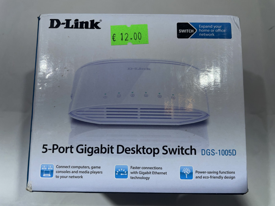 LAN portu svitsas D-link dgs-1005d/e