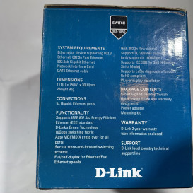 LAN portu svitsas D-link dgs-1005d/e