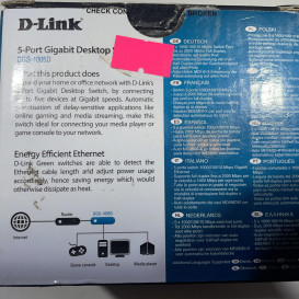 LAN portu svitsas D-link dgs-1005d/e