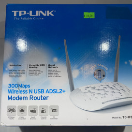 TD-W8968 300 Mbps belaidis N USB ADSL2 modemas maršrutizatorius