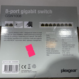 Pleegear 8 portu svicas