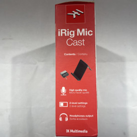 iRig Mic Cast mikrofonas mobiliajam telefonui / planšetiniam kompiuteriui