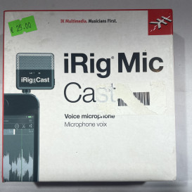 iRig Mic Cast mikrofonas mobiliajam telefonui / planšetiniam kompiuteriui