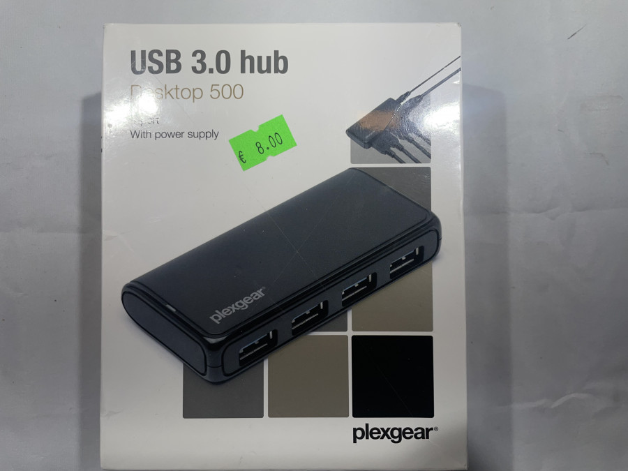 Plexgear Desktop 500 USB šakotuvas 4 jungciu