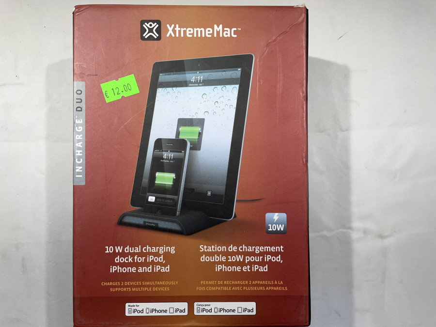 XtremeMac InCharge Duo dviguba įkrovimo bazė, skirta iPhone ir iPod