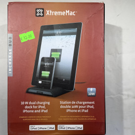 XtremeMac InCharge Duo dviguba įkrovimo bazė, skirta iPhone ir iPod