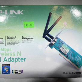 Tp-link 300 Mbps belaidis N PCI adapteris